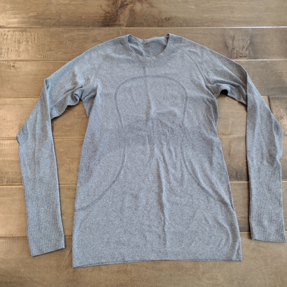 lululemon athletica Tops - LULULEMON Women's long-sleeve Swiftly Tech gray top - 6
